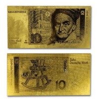 Золотая Банкнота 10 Mark